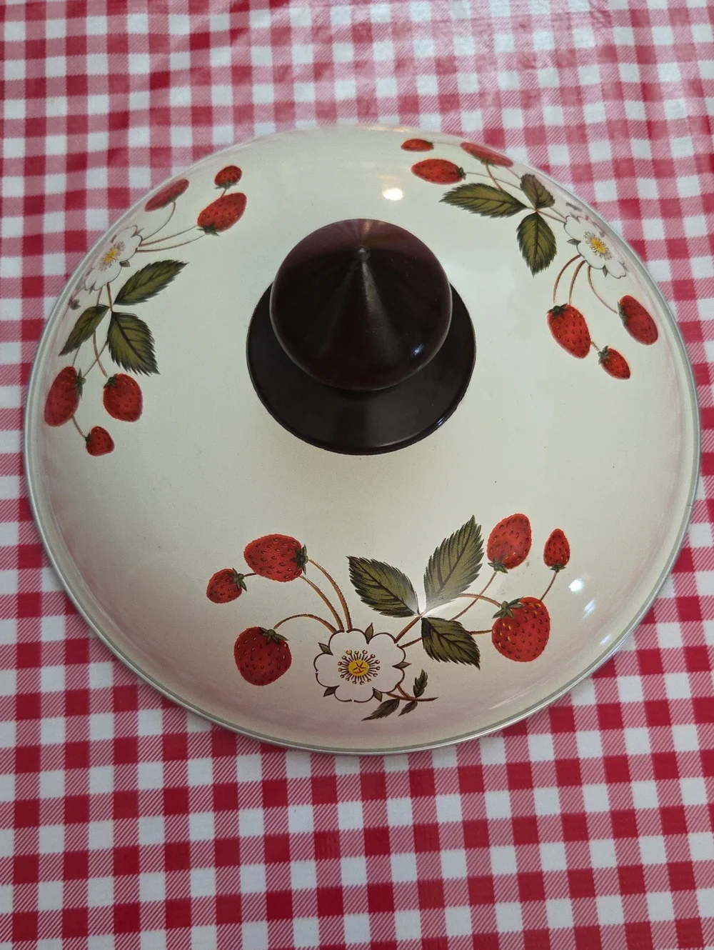 Vintage Strawberry🍓 Sheffield Strawberries'n'Cream Lid